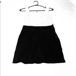 Black and white dress